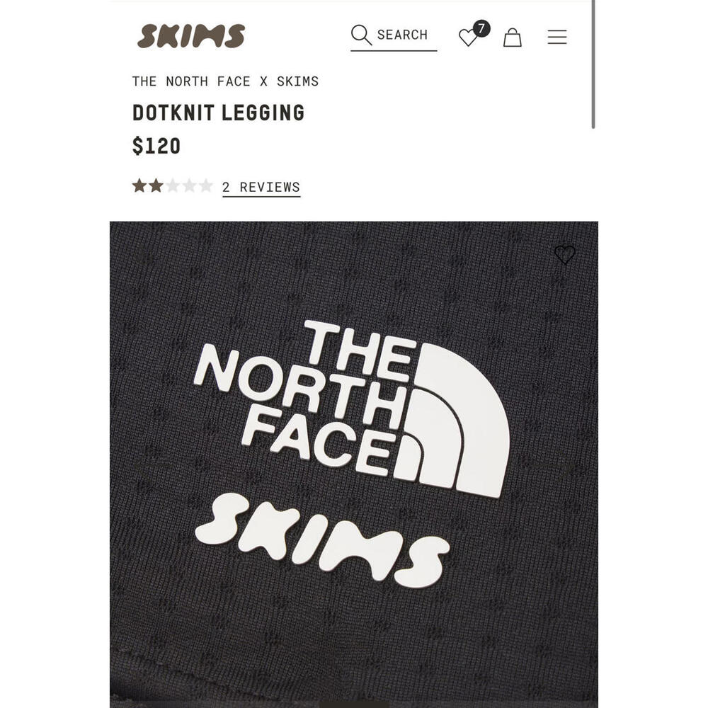 Skims x The North Face Dotknit Leggings
